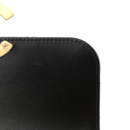 Chanel Shiny Lambskin Quilted Mini Maxi CC Flap Black 12 of 13