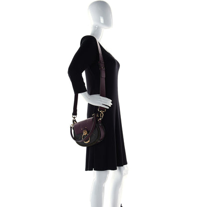 Chloe Calfskin Little Horses Embroidered Baroque Small Tess Bag Deep Forest 5 of 7