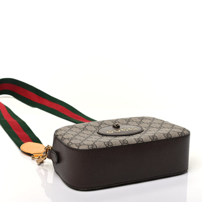 Gucci GG Supreme Monogram Web Neo Vintage Shoulder Bag Beige New Acero Crop 4 of 9
