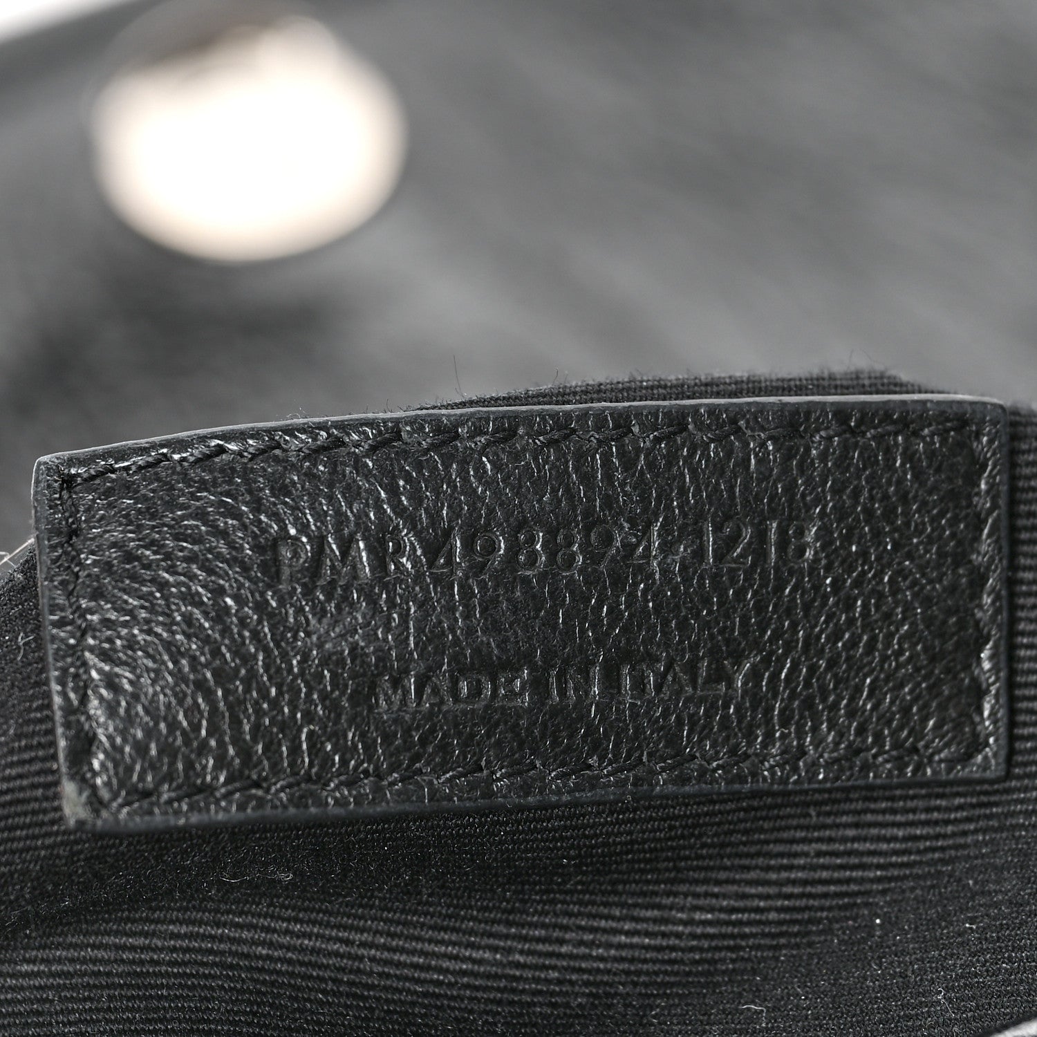Saint Laurent Crinkled Calfskin Matelasse Monogram Medium Niki Chain Satchel Black 7 of 10