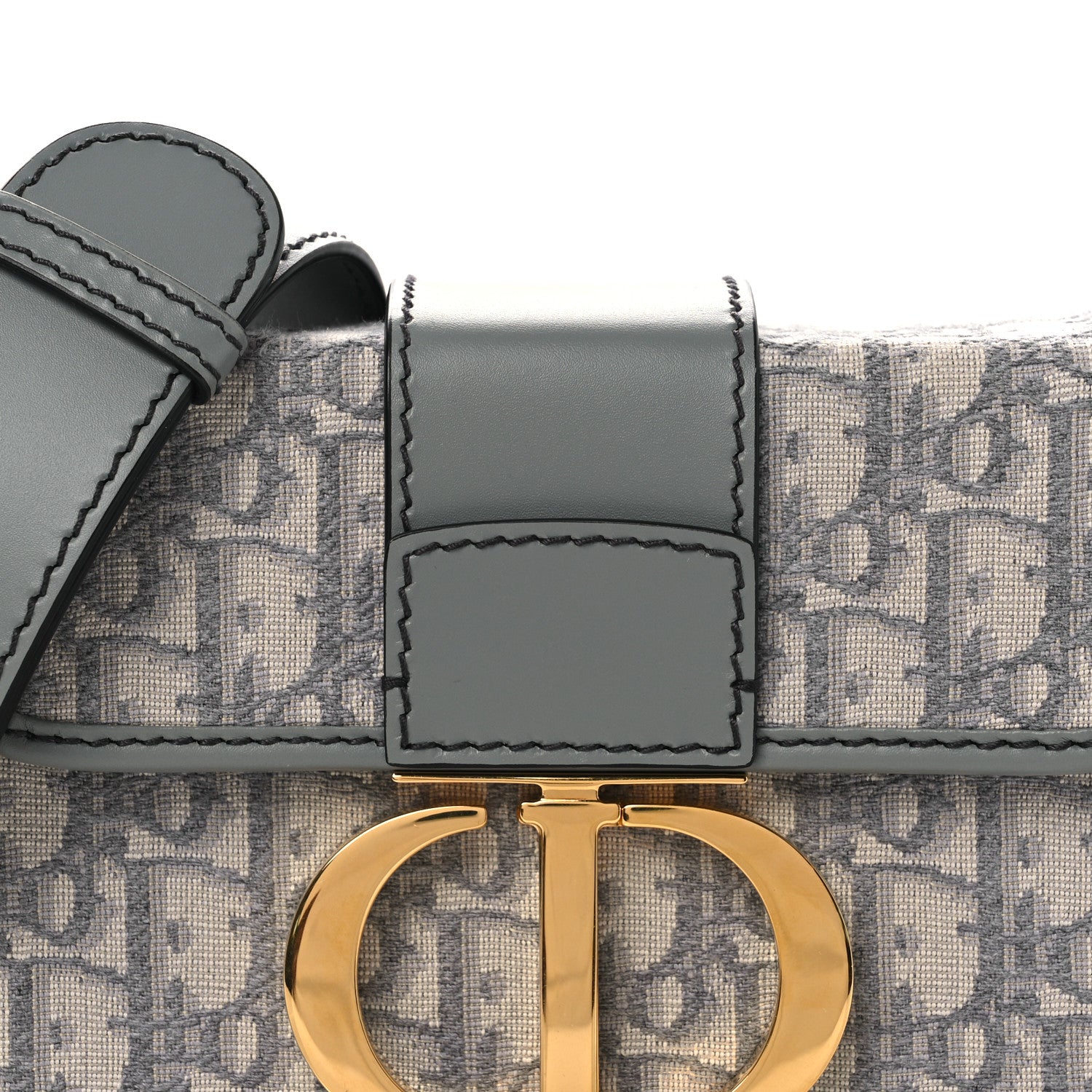 Christian Dior Oblique 30 Montaigne Box Bag Grey 1815306