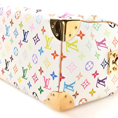 Louis Vuitton Monogram Multicolor Speedy 30 White 10 of 10