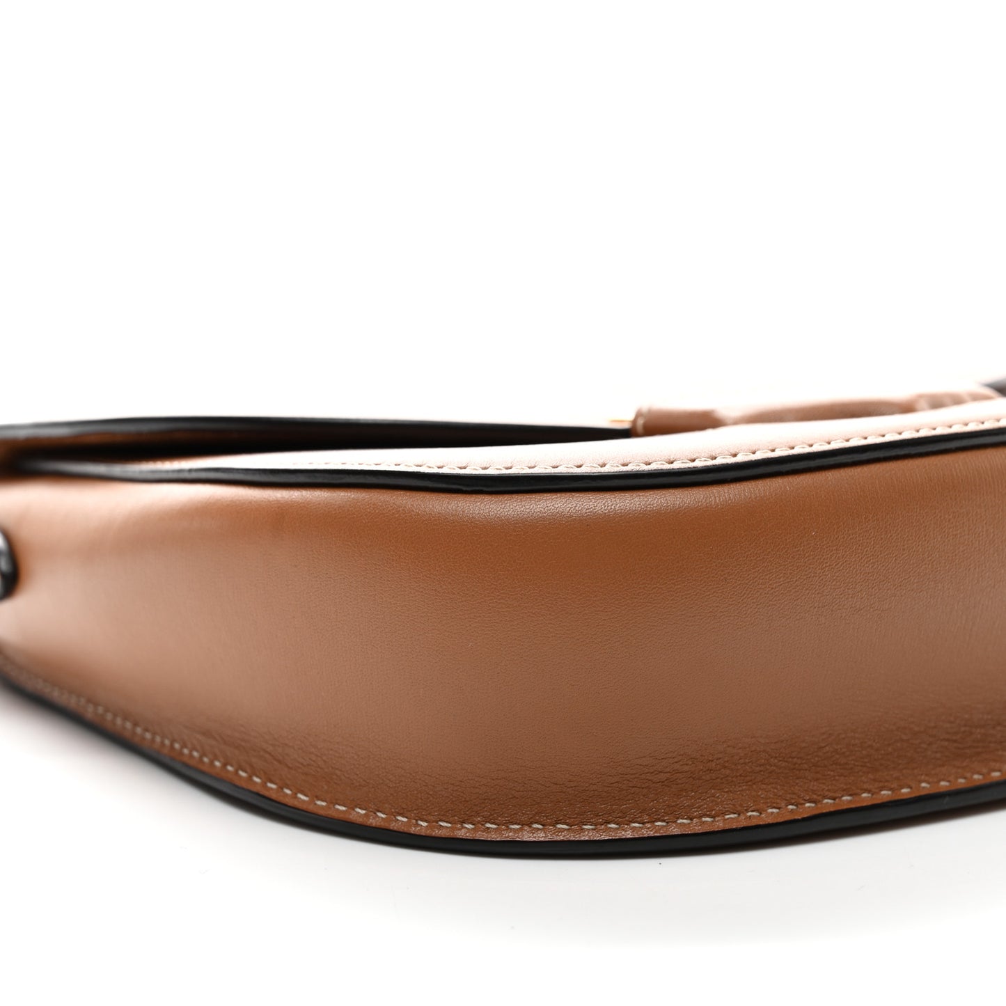 Supersoft Calfskin Small Trotteur Caramel