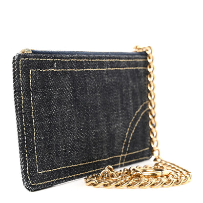 Chanel Denim CC Pouch Blue 3 of 7