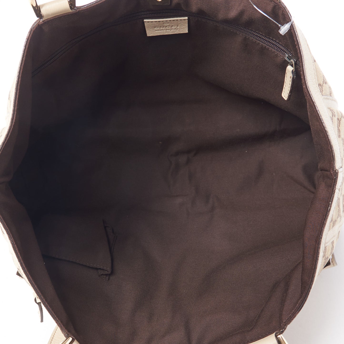 Monogram Abbey D Ring Tote Off White
