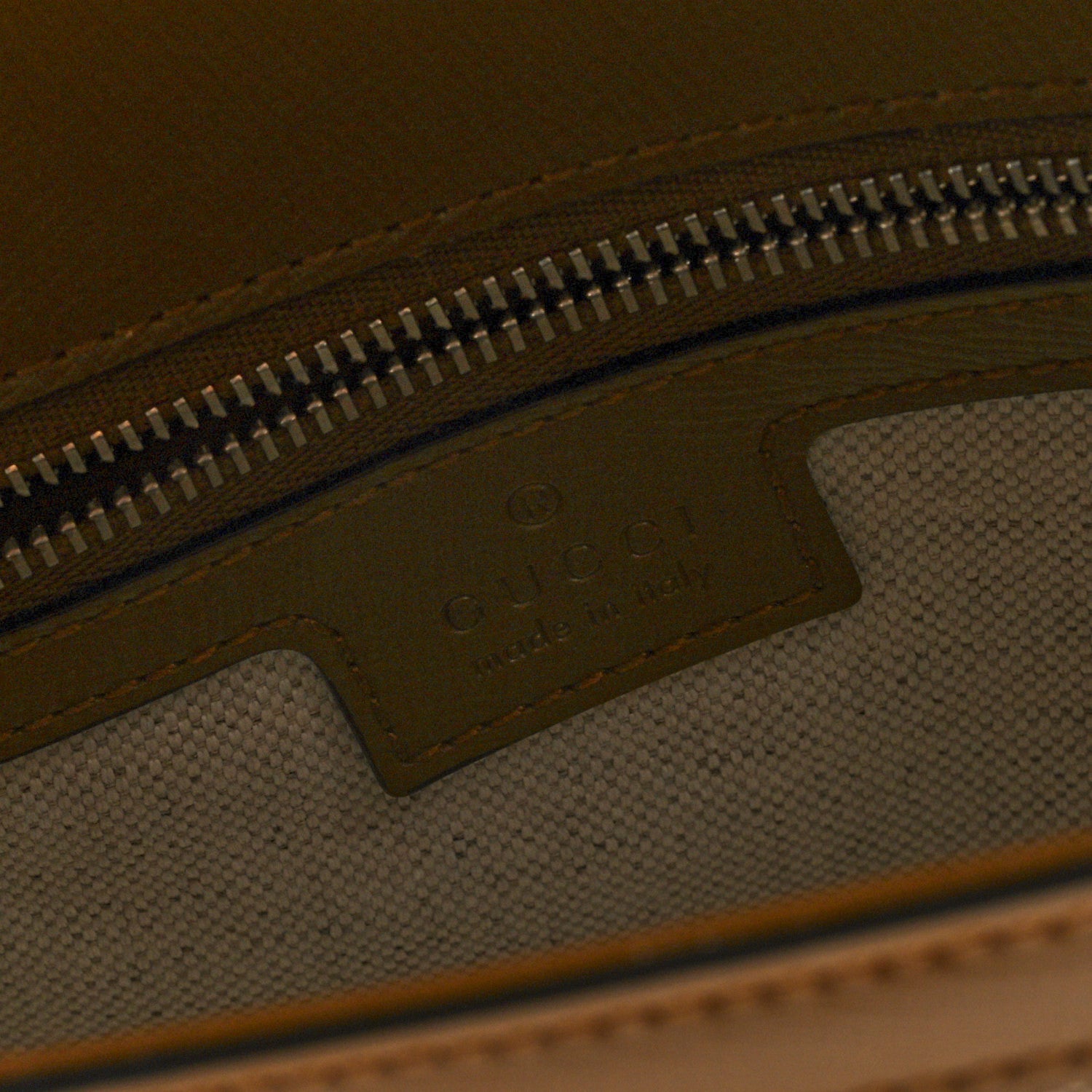 Gucci Monogram Small Horsebit 1955 Asymmetric Shoulder Bag Beige Brown Sugar 6 of 10