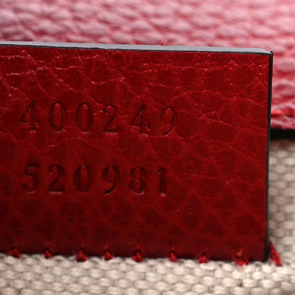 Gucci Dollar Calfskin Swarovski Crystal Small Dionysus Shoulder Bag Hibiscus Red 7 of 14
