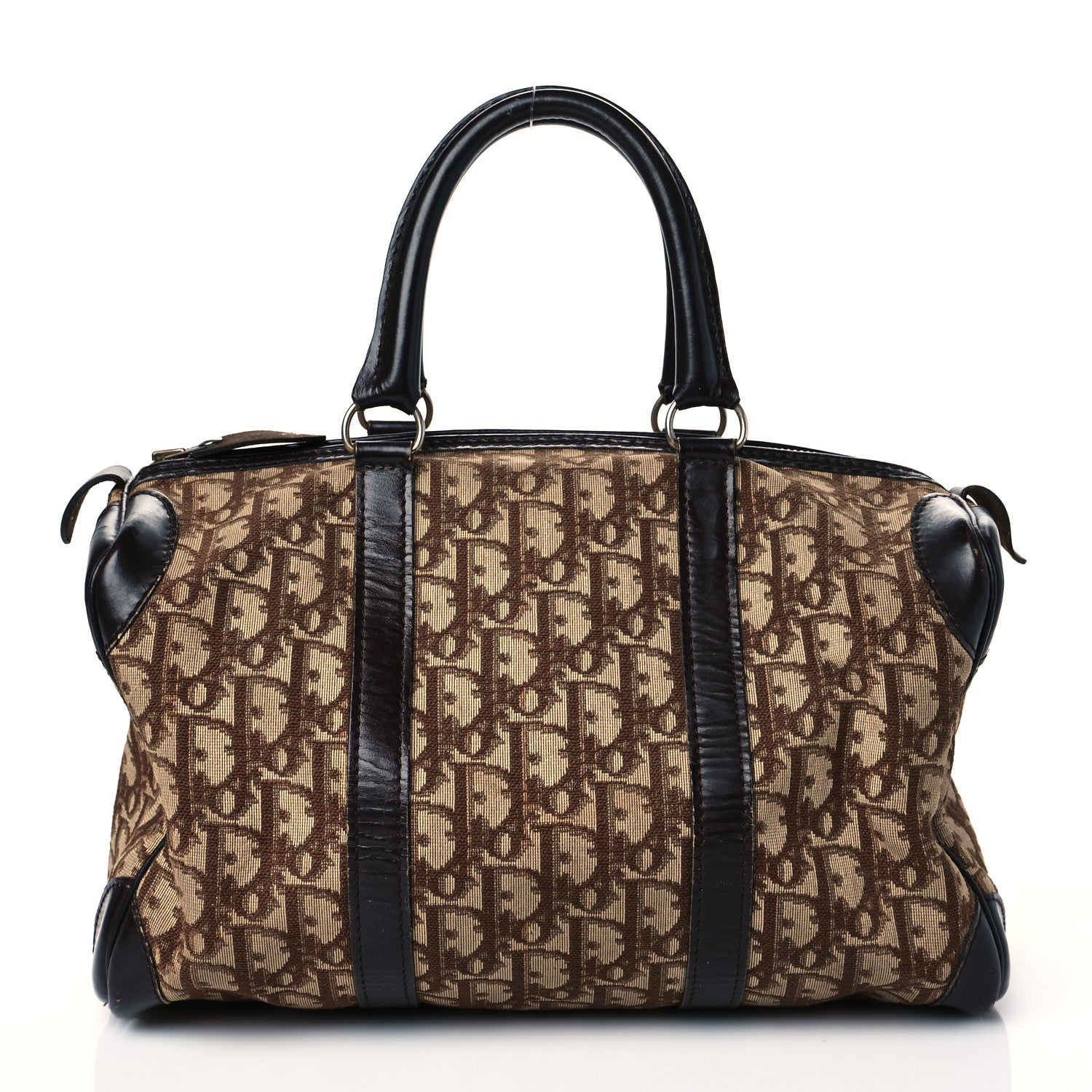 Christian Dior Monogram Boston Brown 1 of 12