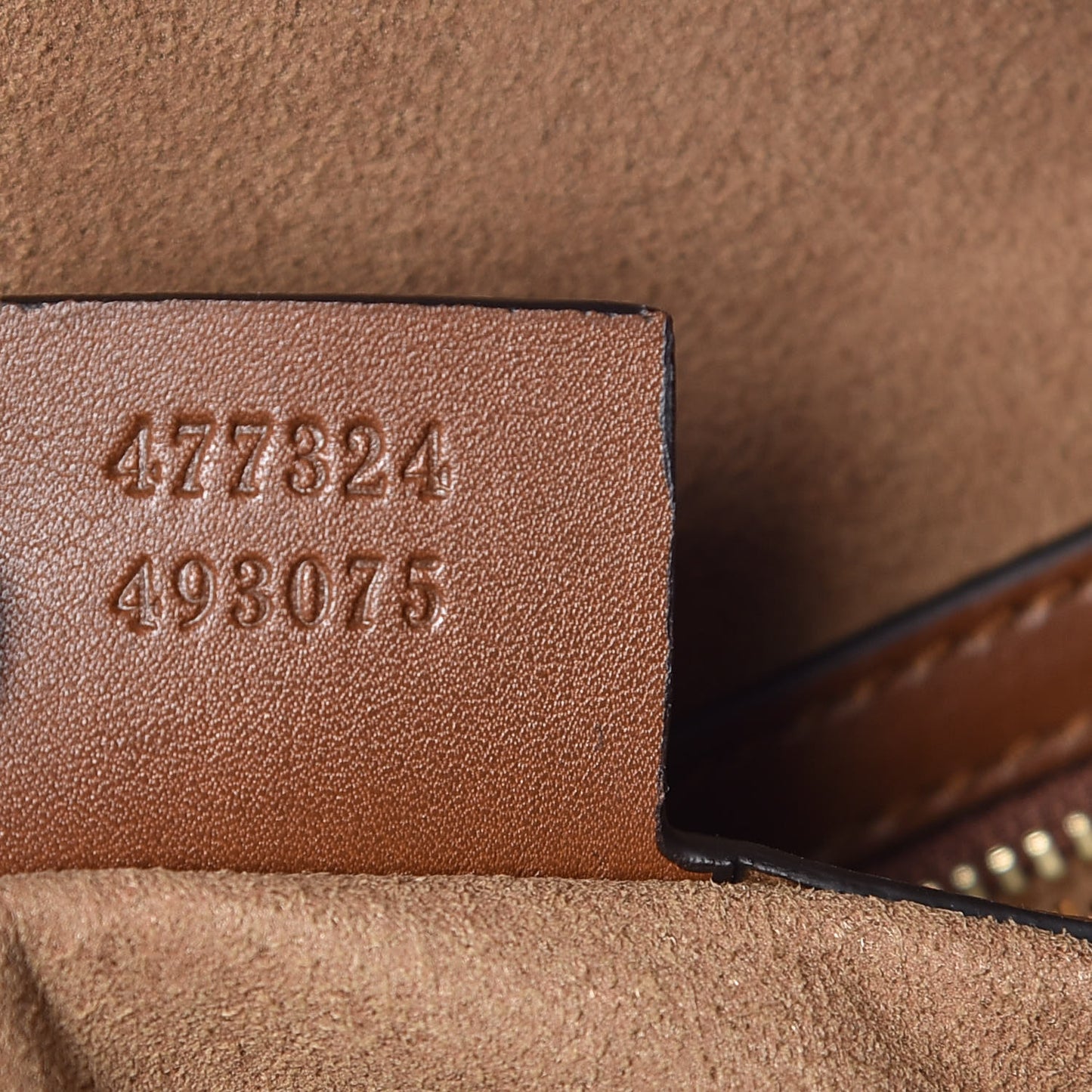 GG Supreme Monogram Large Linea A Hobo Light Brown