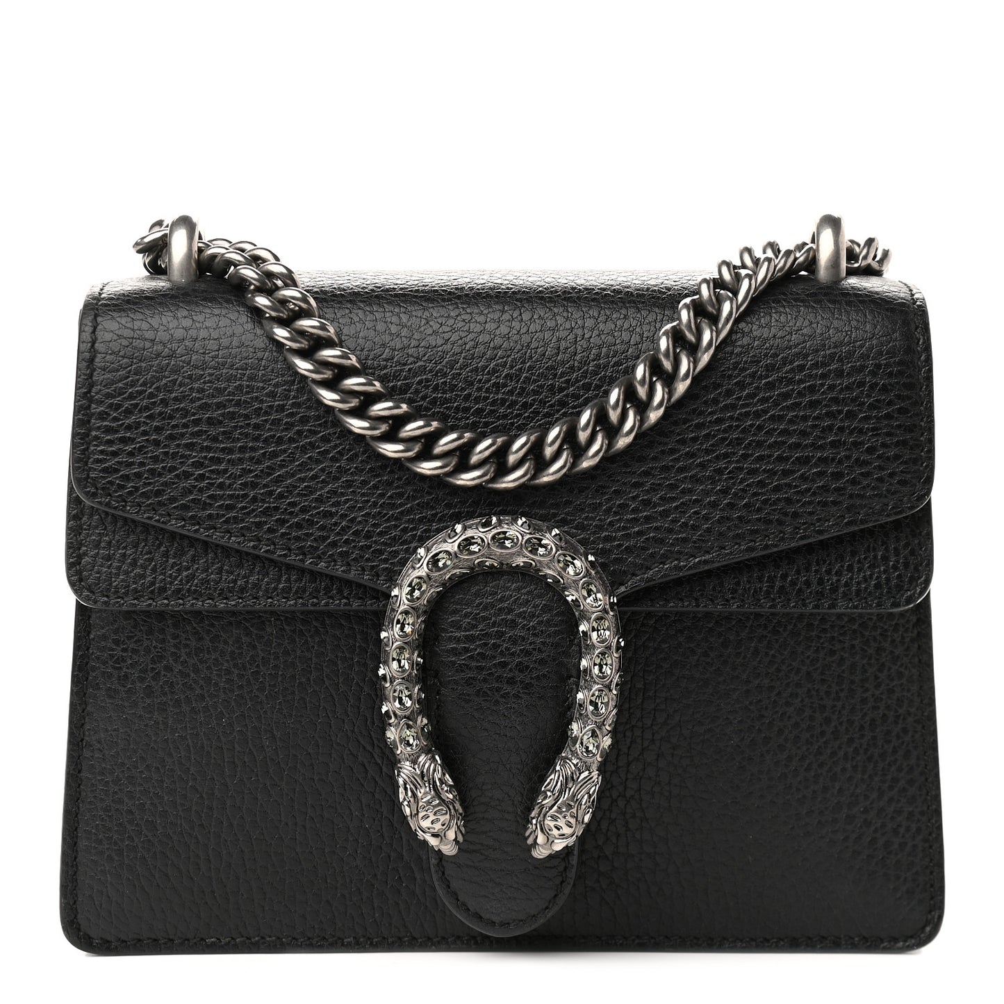 Calfskin Mini Dionysus Shoulder Bag Black