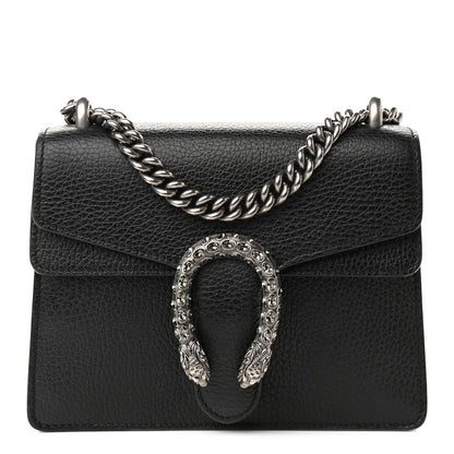Gucci Calfskin Mini Dionysus Shoulder Bag Black 1 of 12