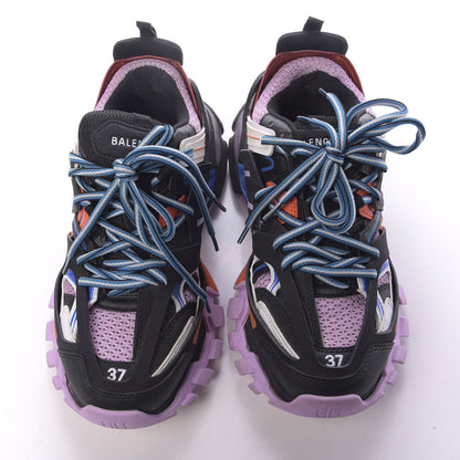 Balenciaga Mesh Fabric Womens Track Sneakers 37 Black Orange Pink 5 of 9