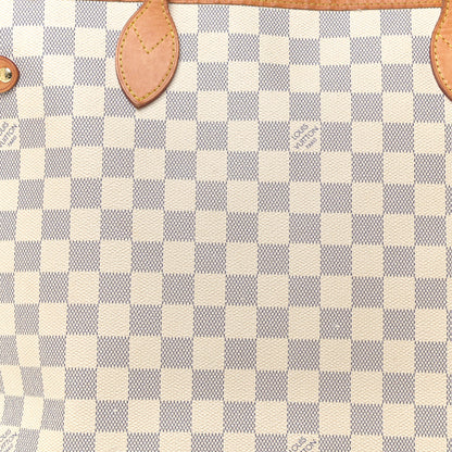 Louis Vuitton Damier Azur Neo Neverfull MM Rose Ballerine 8 of 20