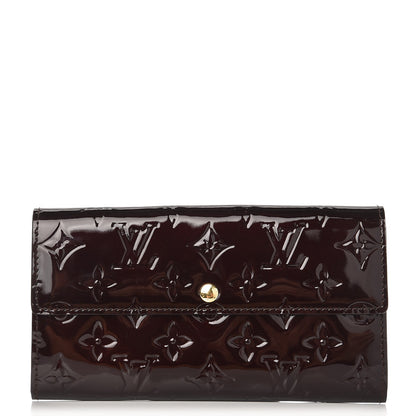 Louis Vuitton Vernis Sarah Wallet Amarante 1 of 6