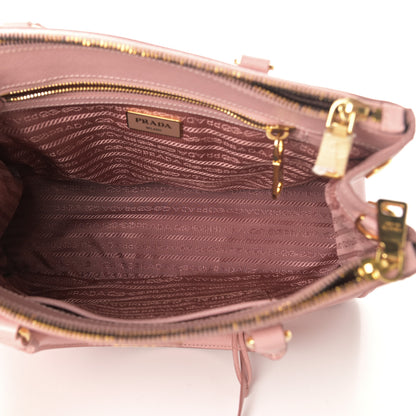 Prada Saffiano Small Galleria Double Zip Tote Orchidea 5 of 8
