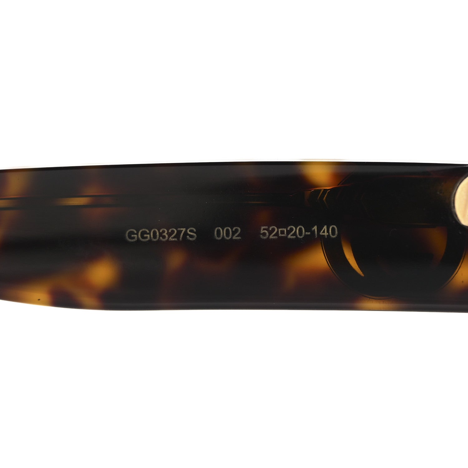 Gucci Acetate Sunglasses GG0327S Black 6 of 7
