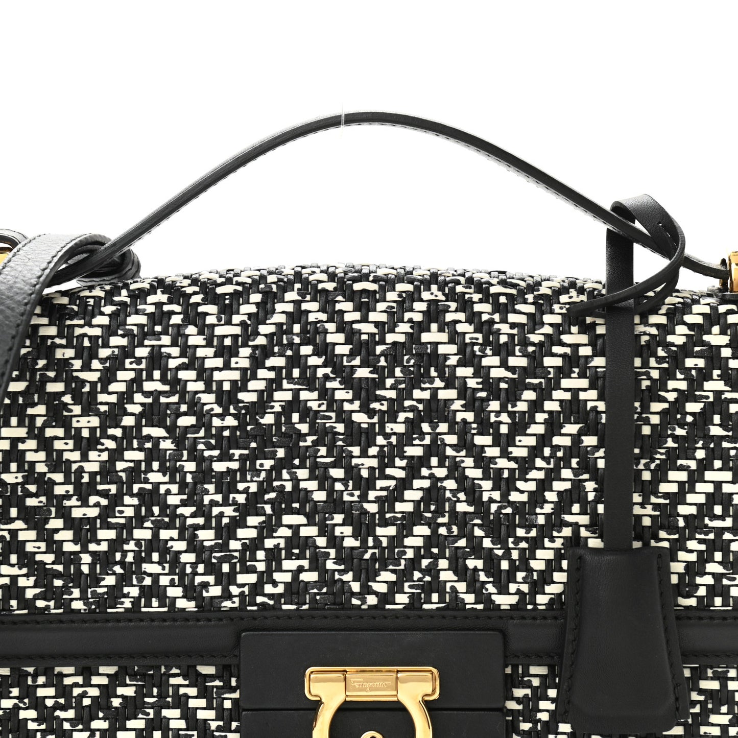 Tweed Aileen Bag Black White