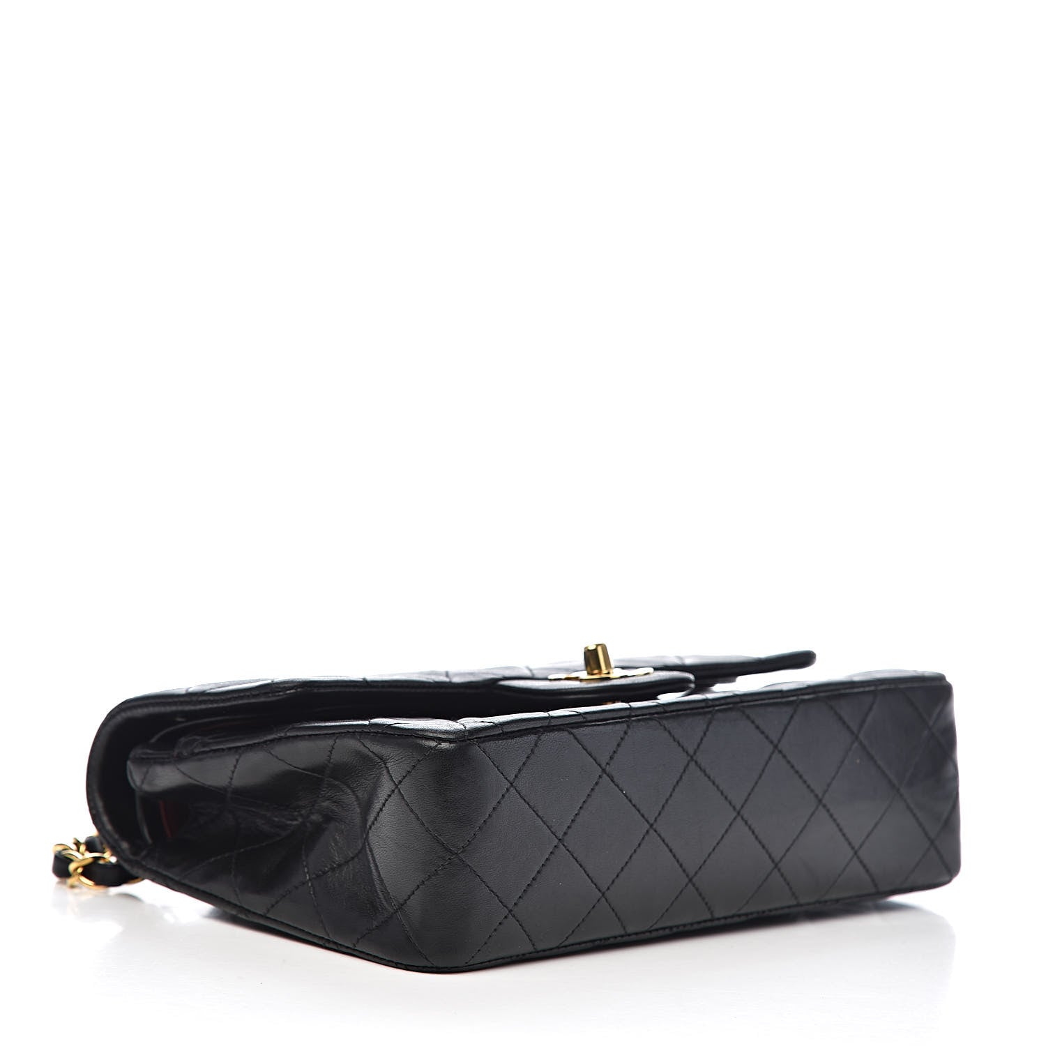 Chanel Lambskin Quilted Small Double Flap Black 4 of 15