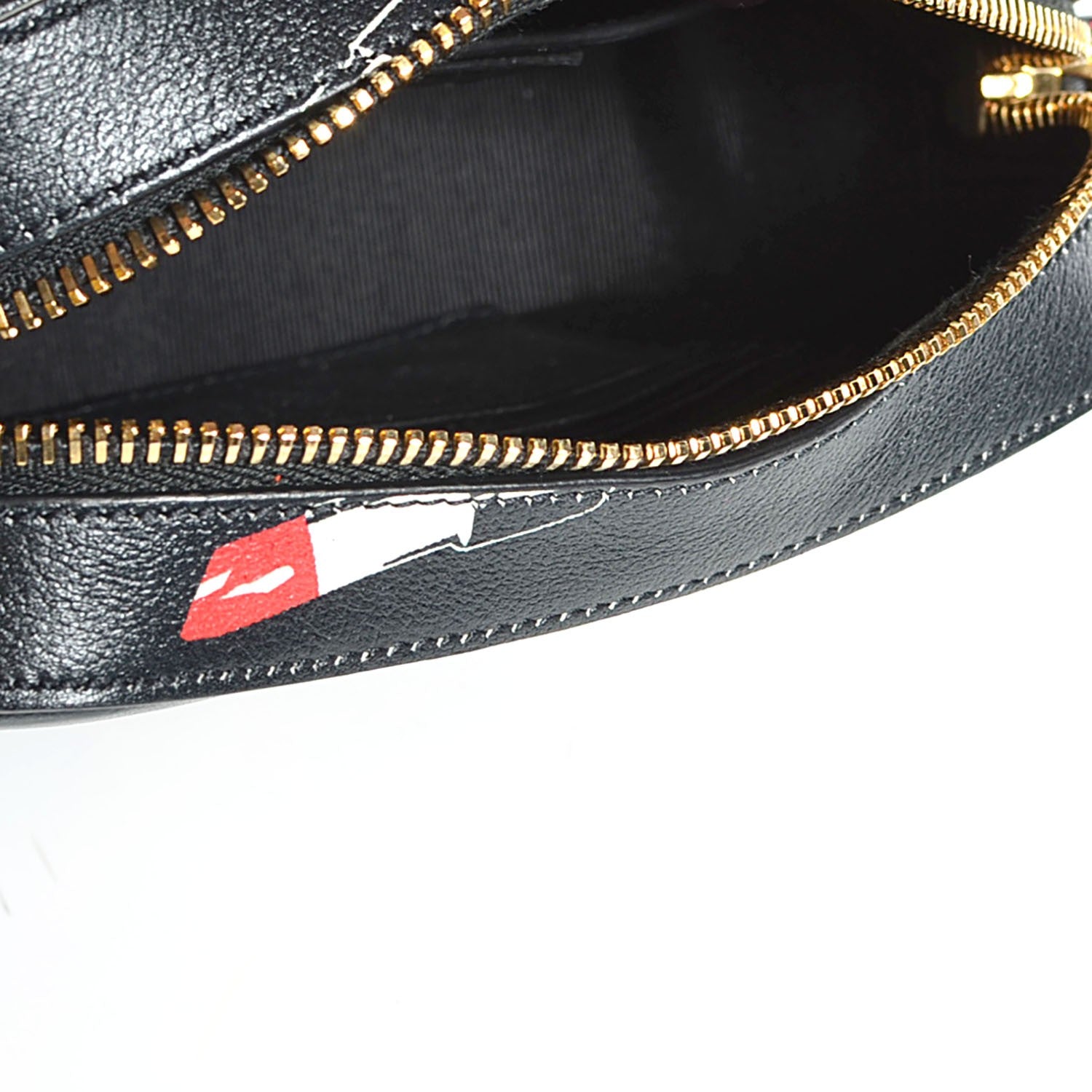 Saint Laurent Monogram Small Lipstick Print Leather Camera Bag Black 5 of 8