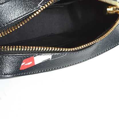 Saint Laurent Monogram Small Lipstick Print Leather Camera Bag Black 5 of 8