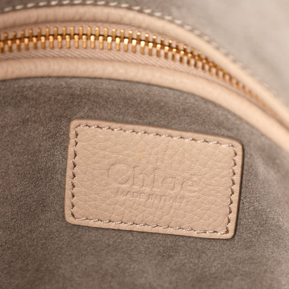 Chloe Calfskin Braided Large Marcie Double Carry Floral Grey 6 of 10
