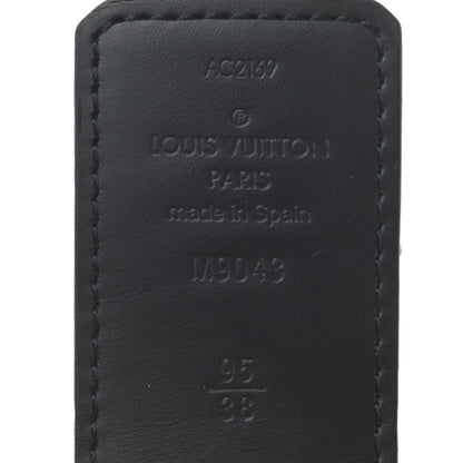 Louis Vuitton Monogram Eclipse Taigarama 40mm LV Initiales Reversible Belt 95 38 Black 3 of 5