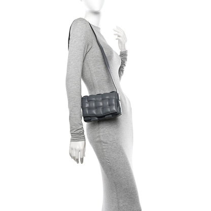 Bottega Veneta Nappa Maxi Intreccio Small Padded Cassette Crossbody Thunder 2 of 10