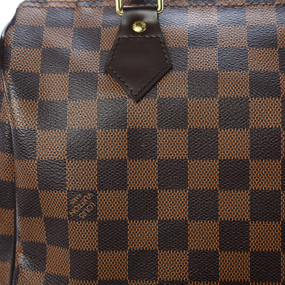 Louis Vuitton Damier Ebene Speedy Bandouliere 25 8 of 11