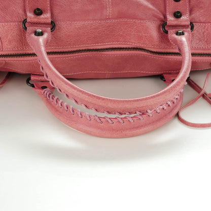 Balenciaga Agneau Classic Hardware Work Rose Bruyere 5 of 8