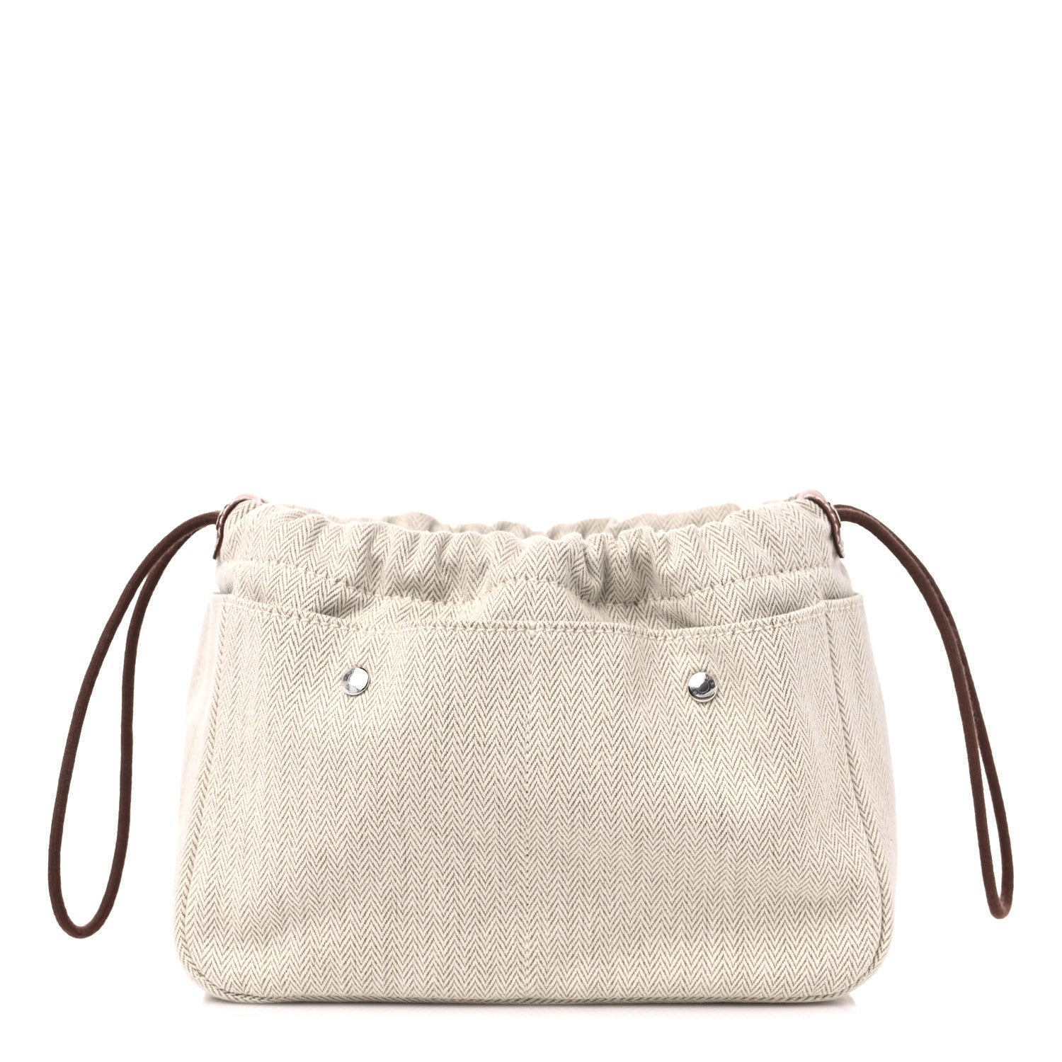 Hermes Canvas Barenia Fourbi 20 PM Pouch Naturel Fauve 1 of 8
