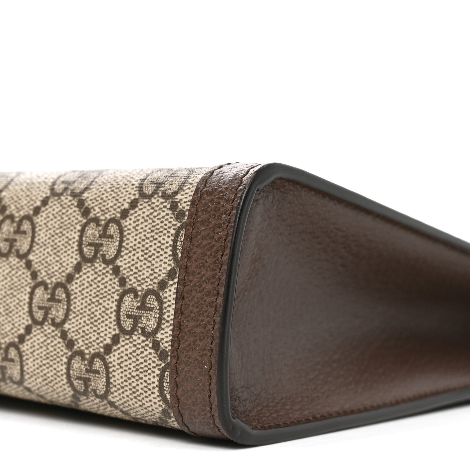Gucci GG Supreme Monogram Web Ophidia Pouch Brown 9 of 9