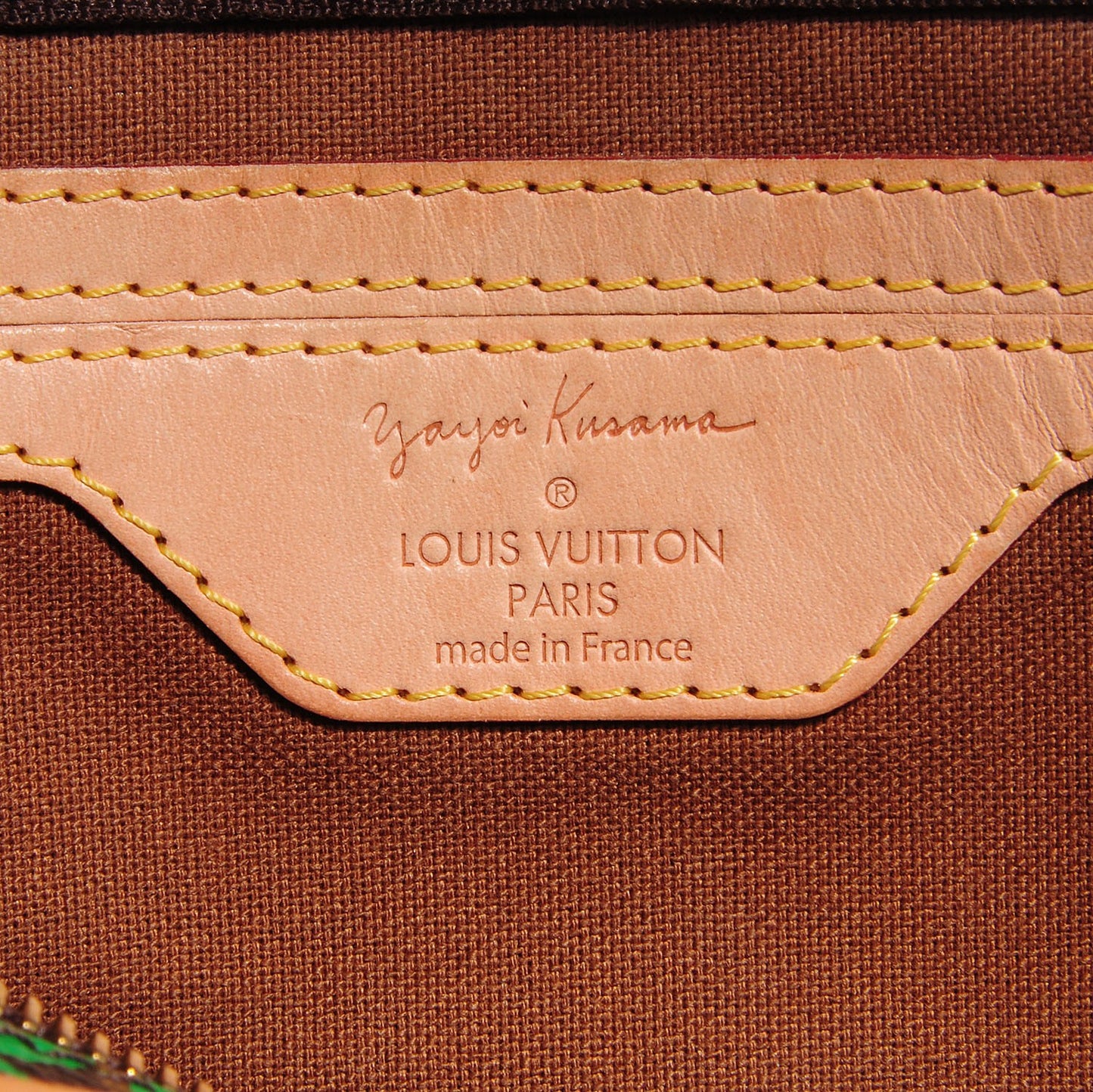 Monogram Kusama Town Speedy 30 Green