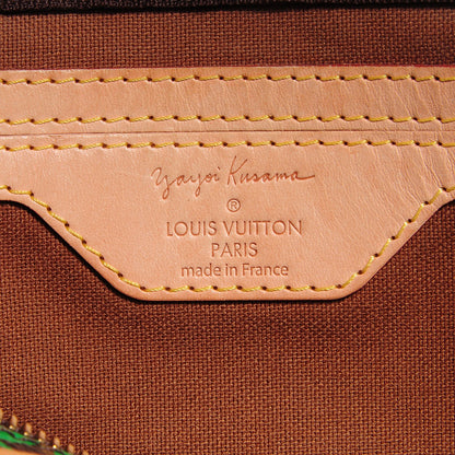 Louis Vuitton Monogram Kusama Town Speedy 30 Green 6 of 7