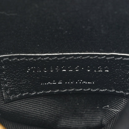Saint Laurent Calfskin Matelasse Chevron Quilted Baby Round Vinyle Belt Bag Black 7 of 10
