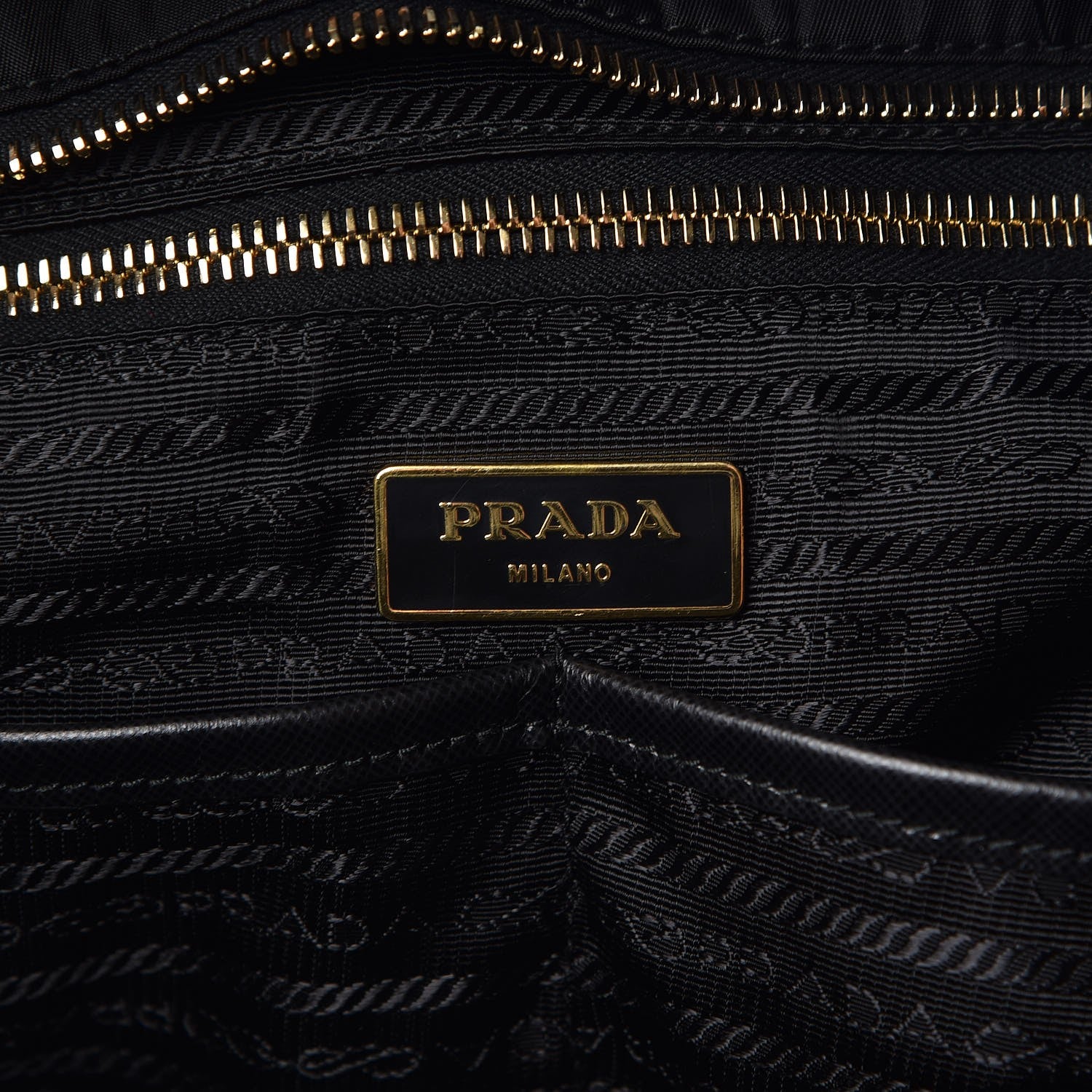 Prada Nylon Vela Baby Bag Black 6 of 11