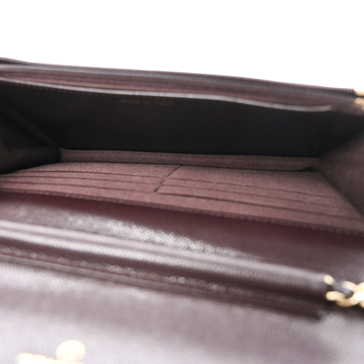 Chanel Caviar Quilted Wallet on Chain WOC Purple 5 of 12
