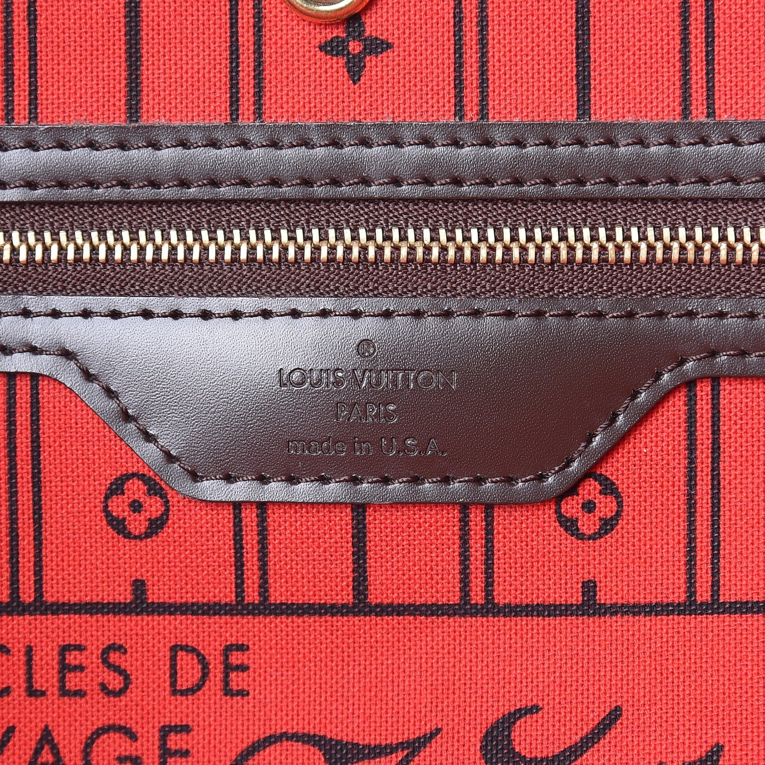 Louis Vuitton Damier Ebene Neverfull MM 6 of 11
