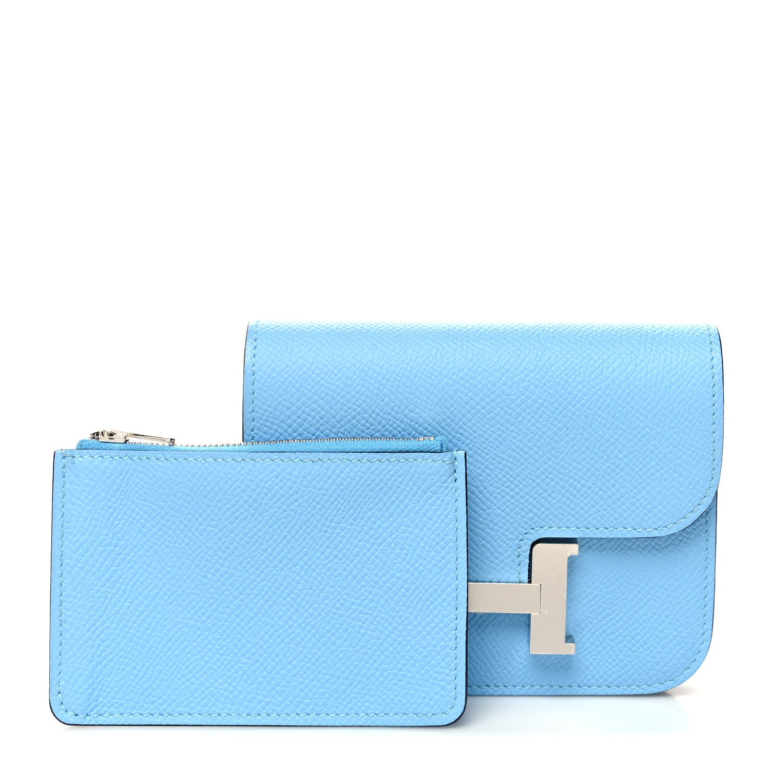 Hermes Epsom Constance Slim Wallet Celeste 1 of 10