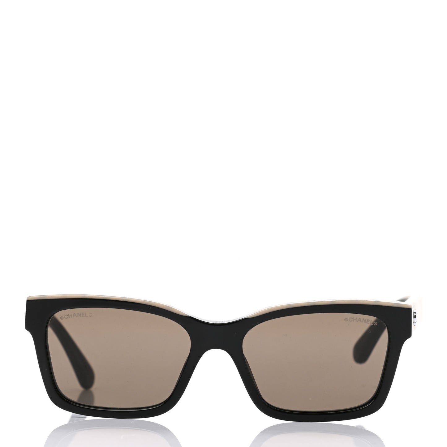 Acetate Square Sunglasses 5417 Black
