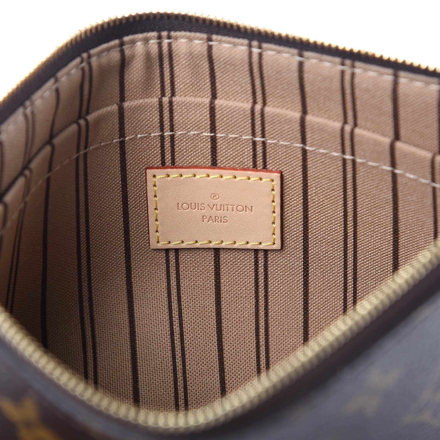 Louis Vuitton Monogram Neverfull MM GM Pochette 6 of 8