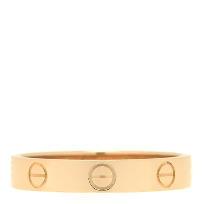 Cartier 18K Yellow Gold 3.5mm LOVE Wedding Band Ring 56 7.5 3 of 4