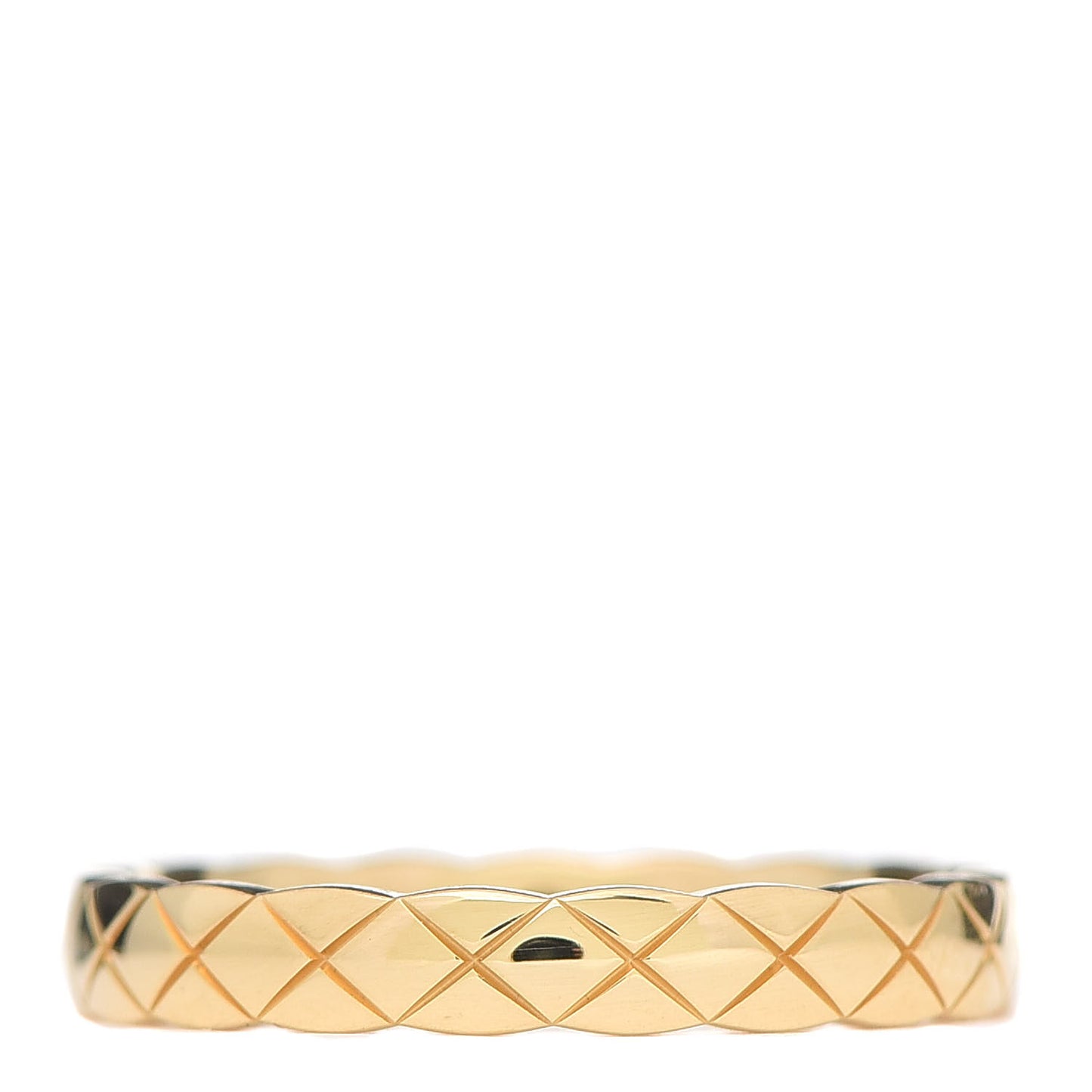 18K Yellow Gold Mini Coco Crush Ring 55 7.25