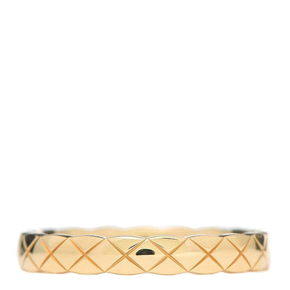 Chanel 18K Yellow Gold Mini Coco Crush Ring 55 7.25 1 of 5