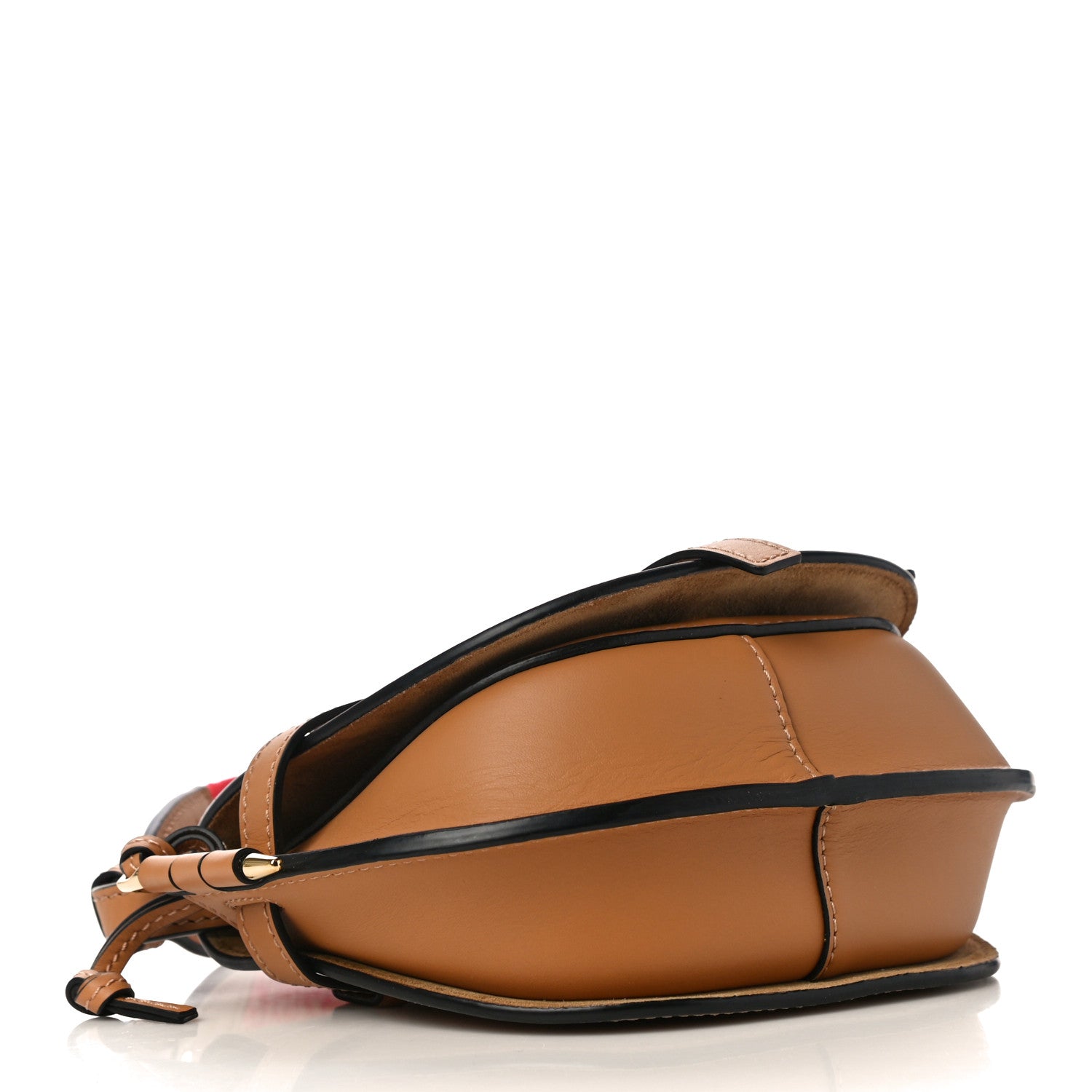 Loewe Calfskin Jacquard Mini Gate Dual Bag Tan 4 of 11