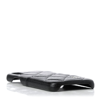 Chanel Caviar Quilted iPhone X Coco Tech Case Black 4 of 7
