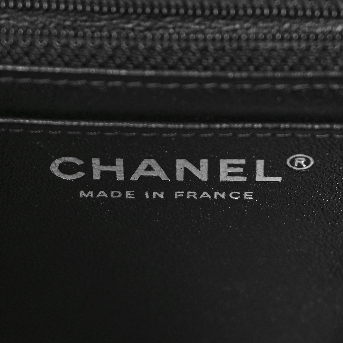 Caviar Quilted Mini Square Flap Black
