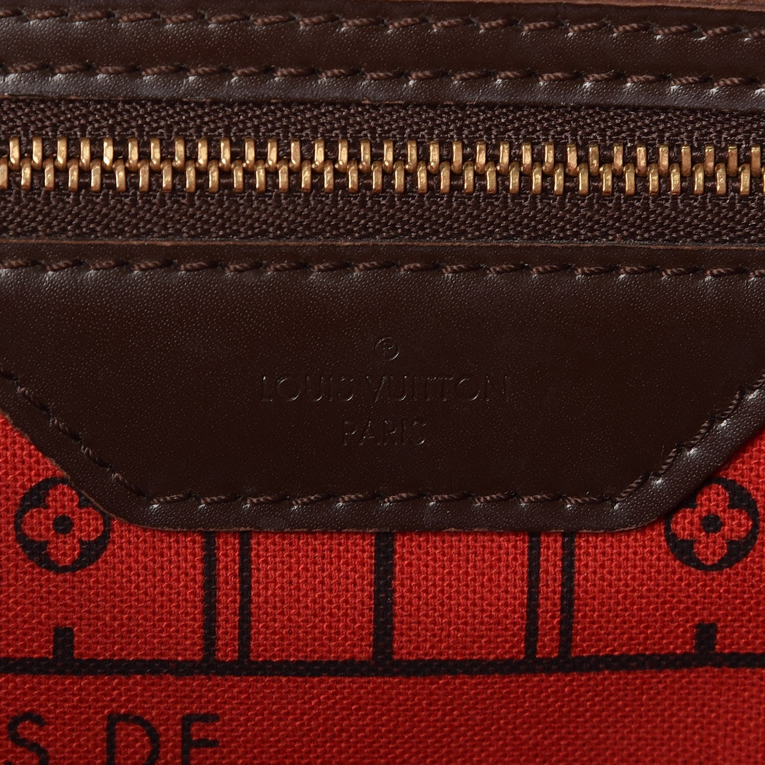 Louis Vuitton Damier Ebene Neverfull MM 8 of 13