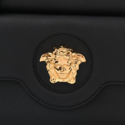 Versace Grained Calfskin Medusa Camera Bag Black 7 of 9