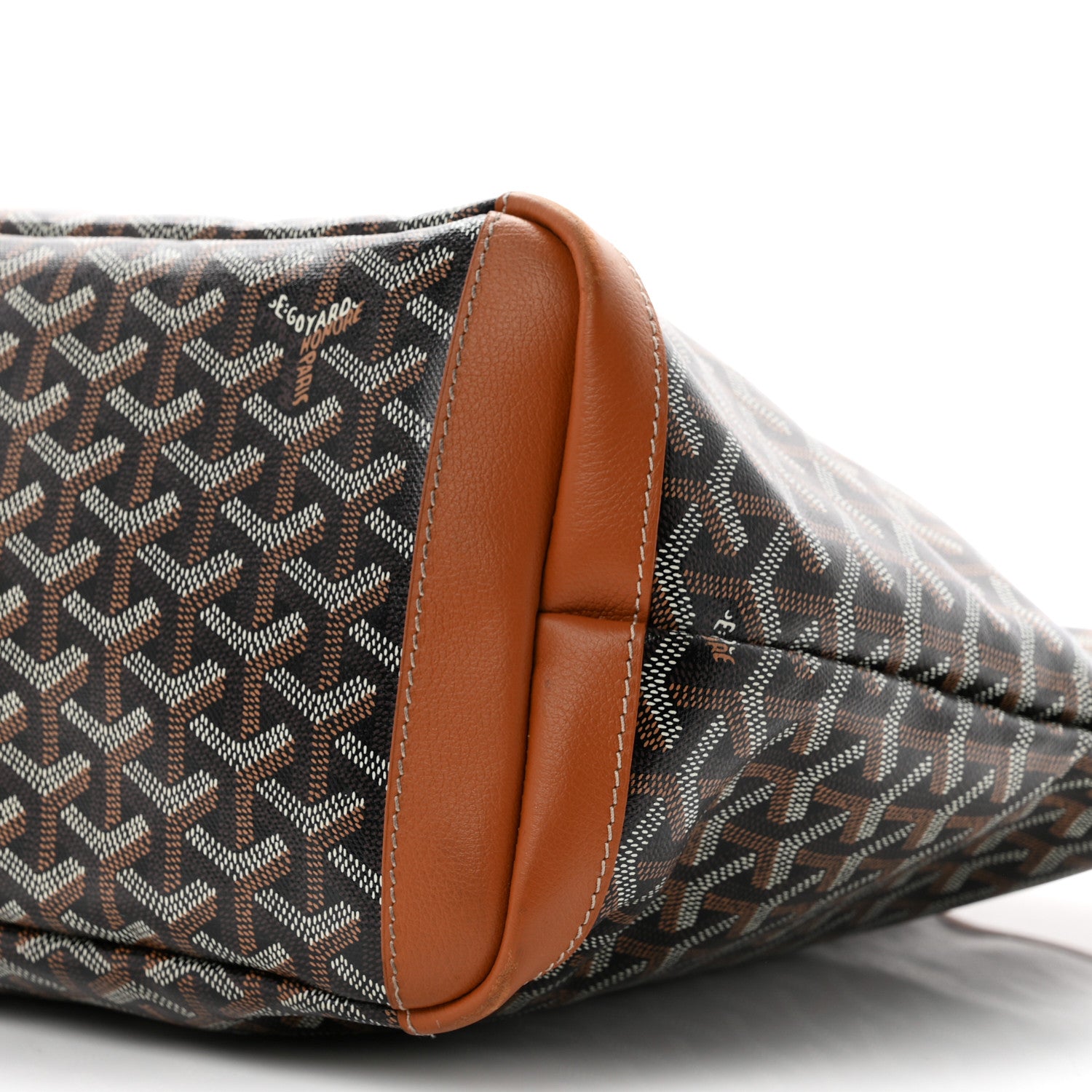 Goyard Goyardine Artois MM Black Gold 10 of 10