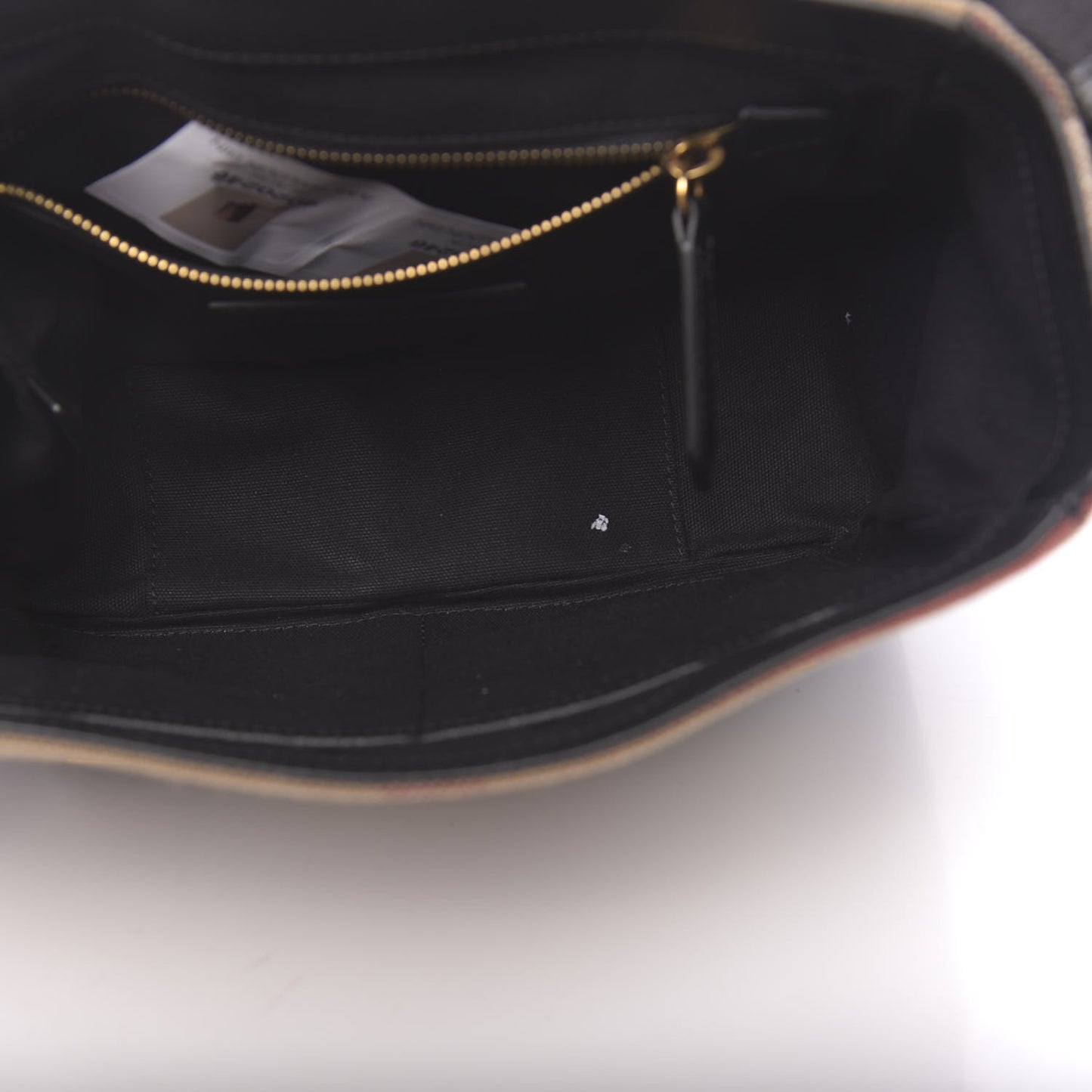 Canvas Mega Check Large Baildon Messenger Bag Black